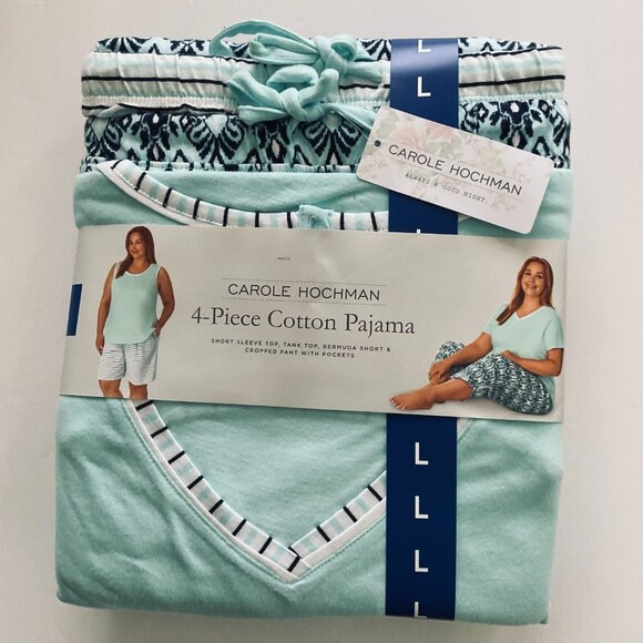 Carole Hochman Other - CAROLE HOCHMAN Women's 4 Pc Pajama Set NWT Size L